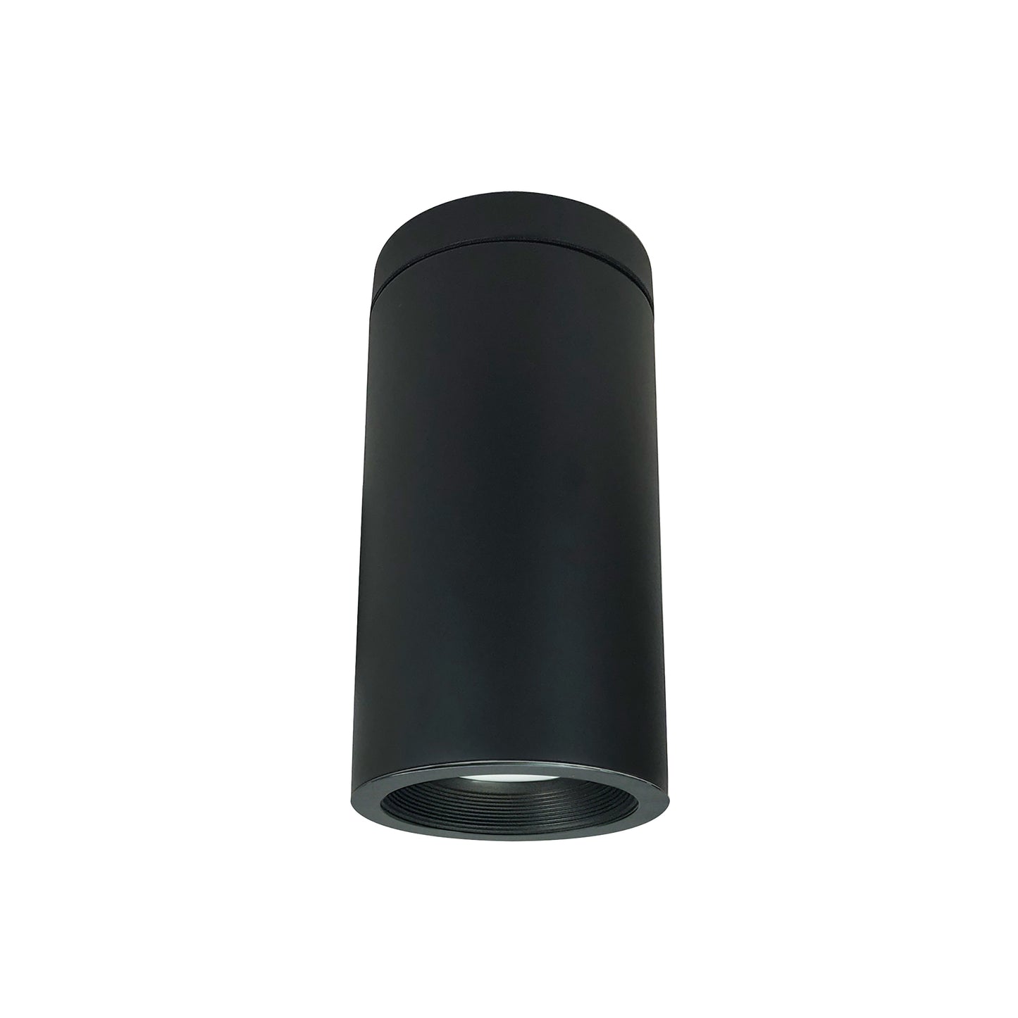 Nora Lighting 6" Cobalt Surface Mount Cylinder, Black, 1000L, 3000K, Black/Black Baffle, 120V Triac/ELV/0-10V & 277V 0-10V Dimming NYLD2-6S10230BBB4