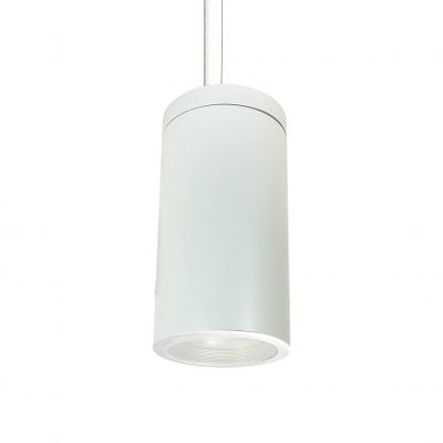 Nora Lighting 6" Cylinder, White, Cable Mount, 13W Med. Base, Refl, White NYLI-6CL131WWWAC