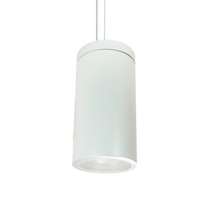 Nora Lighting 6" Cylinder, White, Cable Mount, 13W Med. Base, Refl, White NYLI-6CL131WWWAC