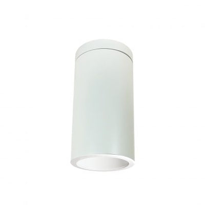 Nora Lighting 6" Cylinder, White, Surface Mount, 35W Med Base LED, Refl. White NYLI-6SL351WWW