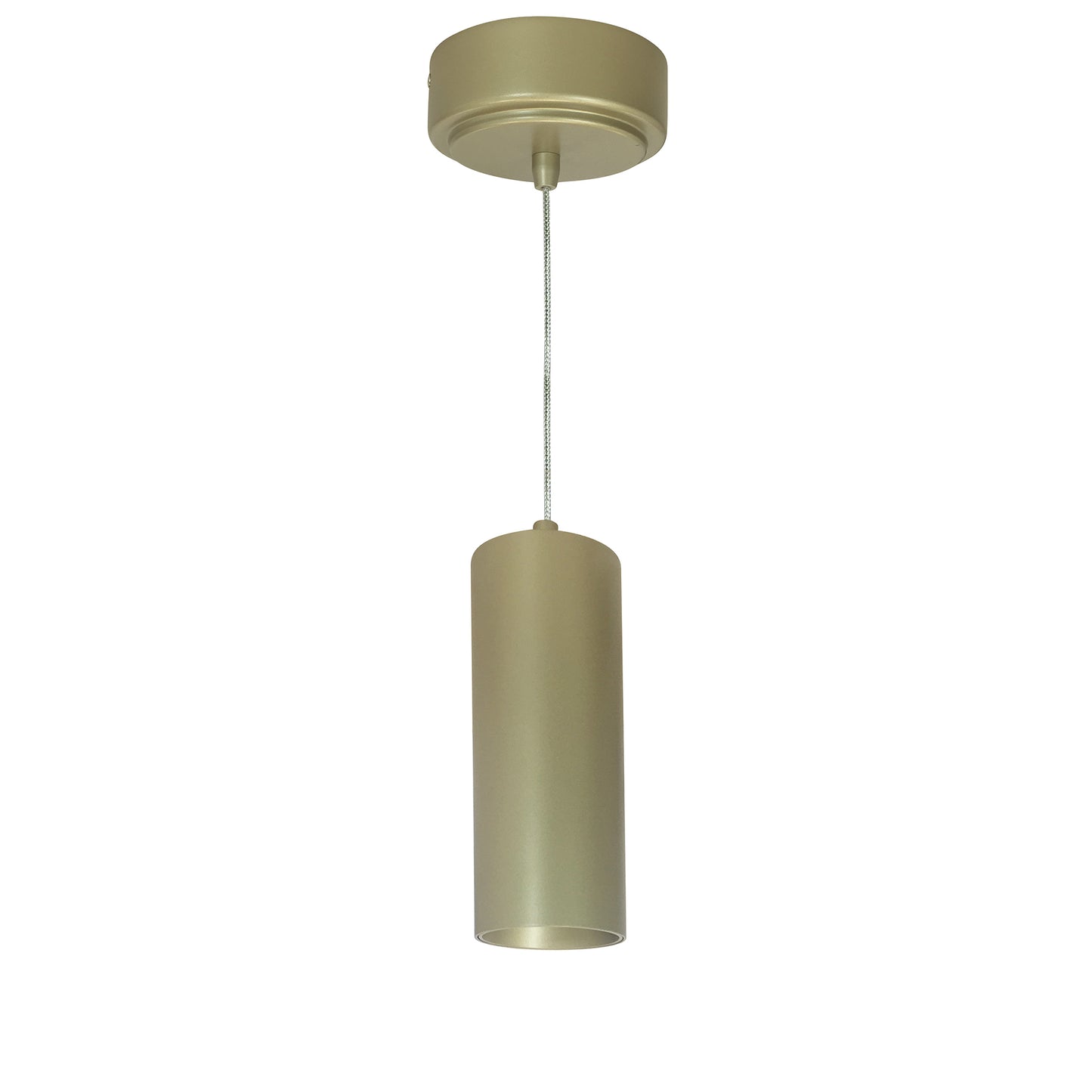 Nora Lighting 2" iLENE Cable Mount Mini Cylinder, 1000lm, 14W, 3500K, Champagne Haze, 120V Triac/ELV/0-10V & 277V 0-10V Dimming NYLM-2C35XCHCHLE4A