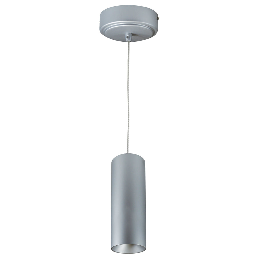 Nora Lighting 2" iLENE Cable Mount Mini Cylinder, 1000lm, 14W, 3000K, Silver, 120V Triac/ELV/0-10V & 277V 0-10V Dimming NYLM-2C30XSSLE4A