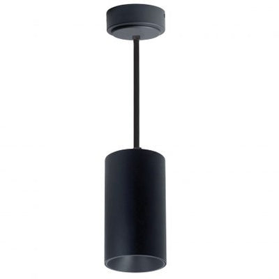Nora Lighting 3" iLENE 36" Stem Mount Mini Cylinder, 1500lm, 30W, 3500K, Black, 120V Triac/ELV/0-10V & 277V 0-10V Dimming NYLM-3ST35XBBLE4/36