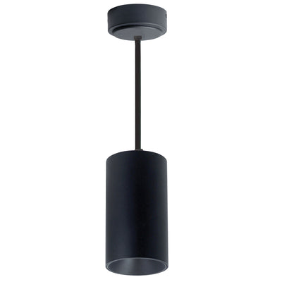 Nora Lighting 3" iLENE 36" Stem Mount Mini Cylinder, 1500lm, 30W, 3000K, Black, 120V Triac/ELV/0-10V & 277V 0-10V Dimming NYLM-3ST30XBBLE4/36