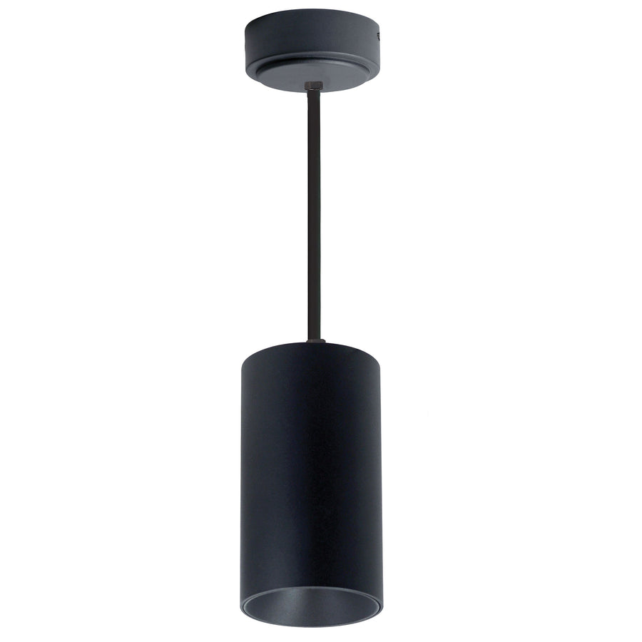 Nora Lighting 3" iLENE 24" Stem Mount Mini Cylinder, 1500lm, 30W, 3000K, Black, 120V Triac/ELV/0-10V & 277V 0-10V Dimming NYLM-3ST30XBBLE4/24