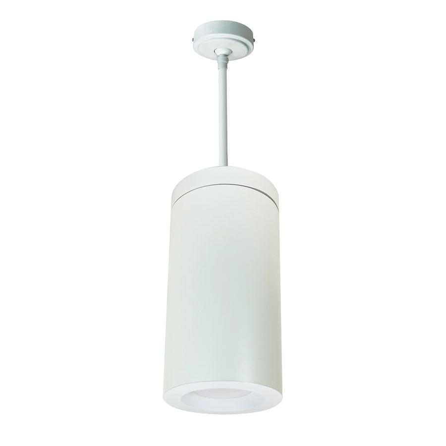 Nora Lighting 6" Onyx Pendant Mount White Cylinder, 1100lm, Tunable White, White Reflector, 120V Triac/ELV Dimming NYLO-6PTW111WWW