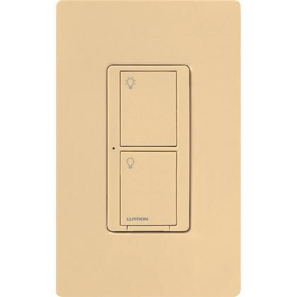 Lutron Caseta Original Smart Switch, 6A Light or 3.6A Fan, Neutral Required, 120V, PD-5ANS-IV, Ivory