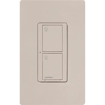 Lutron Caseta Original Smart Switch, 6A Light or 3.6A Fan, Neutral Required, 120V, PD-5ANS-LA, Light Almond