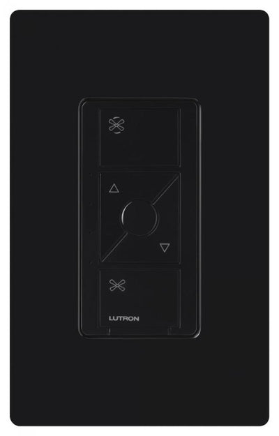 Lutron Caseta Smart Fan Speed Control, 120V, 1.5A, Black, PD-FSQN-BL