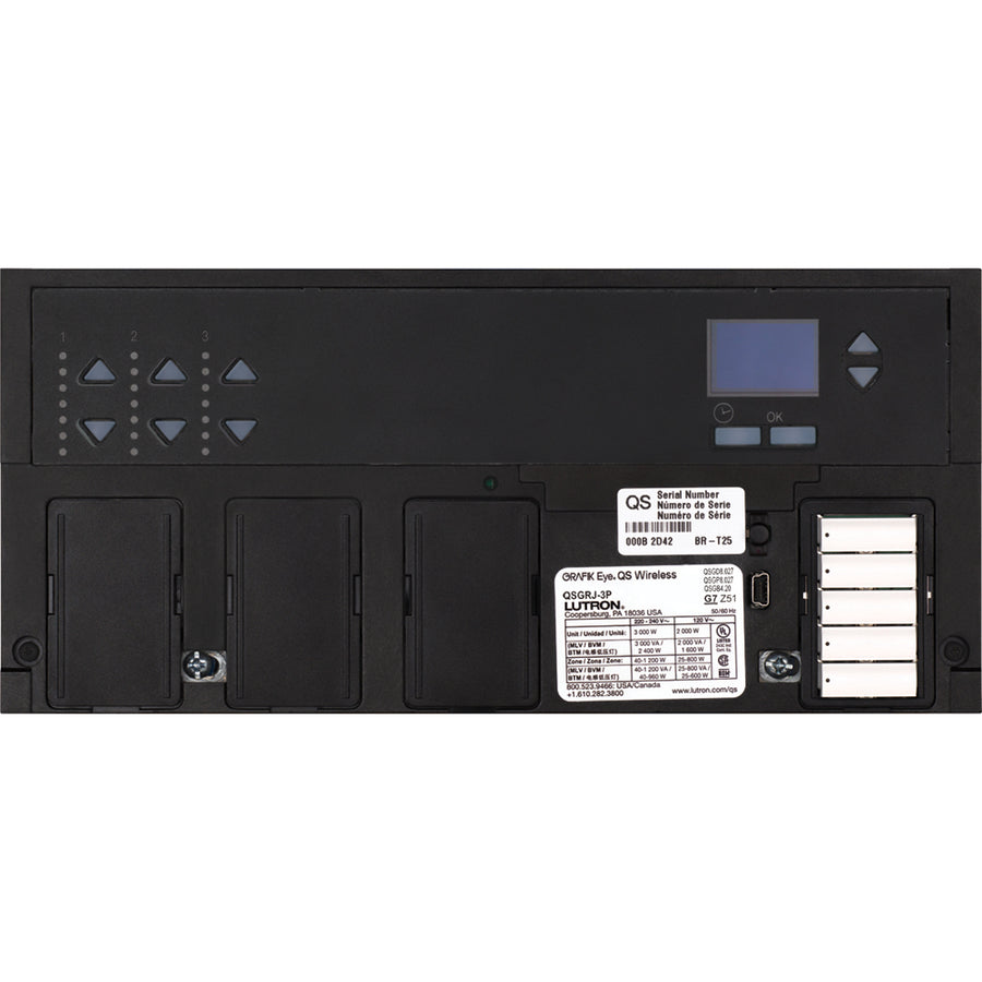 Lutron GRAFIK Eye QS Wireless, 3-Zone, No Faceplate, QSGRJ-3P