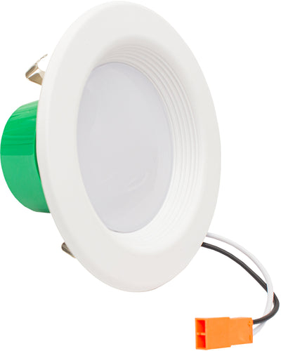 Westgate Mfg RDL4 Recessed Downlight Trim, 10W, CCT Selectable, CRI90, TRIAC, White, RDL4-BF-MCT5