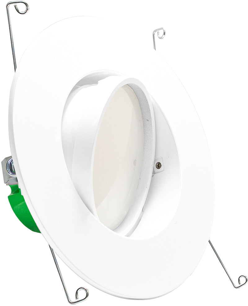 Westgate Mfg 6" Adjustable LED Downlight, 11W, CCT Selectable, CRI90, TRIAC Dimmer, RDL6-ADJ-MCT5