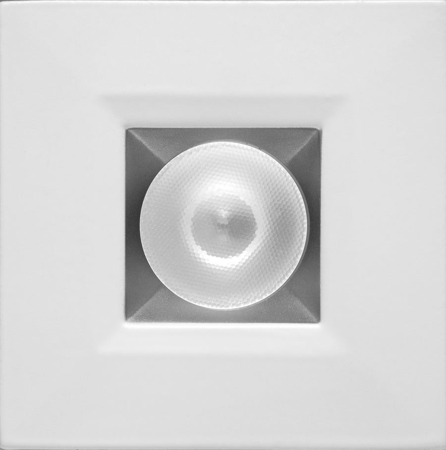 Elco Lighting Oak System Trim Ring, 1 In., Round, Haze with White Trim, RM11H