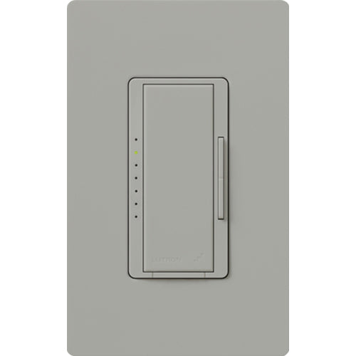 Lutron RadioRA 2 Dimmer, 1000W, 120V, Incandescent/Halogen, Gray, RRD-10D-GR