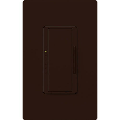 Lutron RadioRA 2 Dimmer, 1000W, Incandescent/Halogen, 120V, Neutral Required, Multi-location, Brown, RRD-10ND-BR