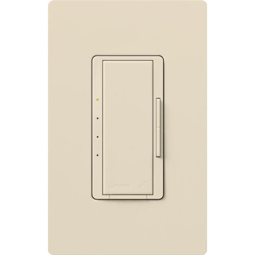 Lutron Maestro RF Fan Control for RA2 Select/RA3 Systems, 2A Ceiling Fan, Single Pole/Multi-Location,Neutral Required,120V, RRD-2ANF-LA, Light Almond