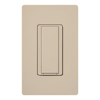 Lutron RadioRA 2 Switch, 8A, 120V, Neutral Required, Multi-location, Taupe, RRD-8ANS-TP