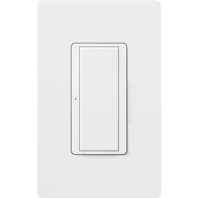 Lutron RadioRA 2 Switch, 8A, 120V, Neutral Required, Multi-location, White, RRD-8ANS-WH