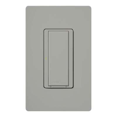 Lutron RadioRA 2 Two-Wire Switch, 8A, 1/10 HP, Gray, RRD-8S-DV-GR
