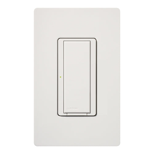 Lutron RadioRA 2 Two-Wire Electronic Switch, 8A, 1/10 HP, White, RRD-8S-DV-WH
