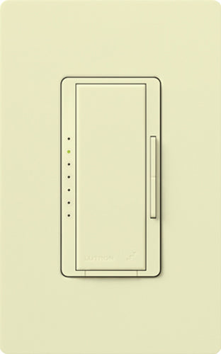 Lutron RadioRA 2 PRO LED+ Dimmer, 250W LED, 500W Incandescent, Almond, RRD-PRO-AL