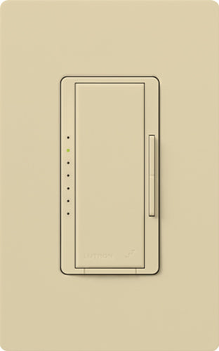 Lutron RadioRA 2 PRO LED+ Dimmer, 250W LED, 120V, Ivory, RRD-PRO-IV