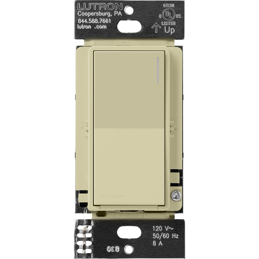 Lutron RadioRA 3 Sunnata RF Neutral Switch, 8A, Sage, RRST-8ANS-SA