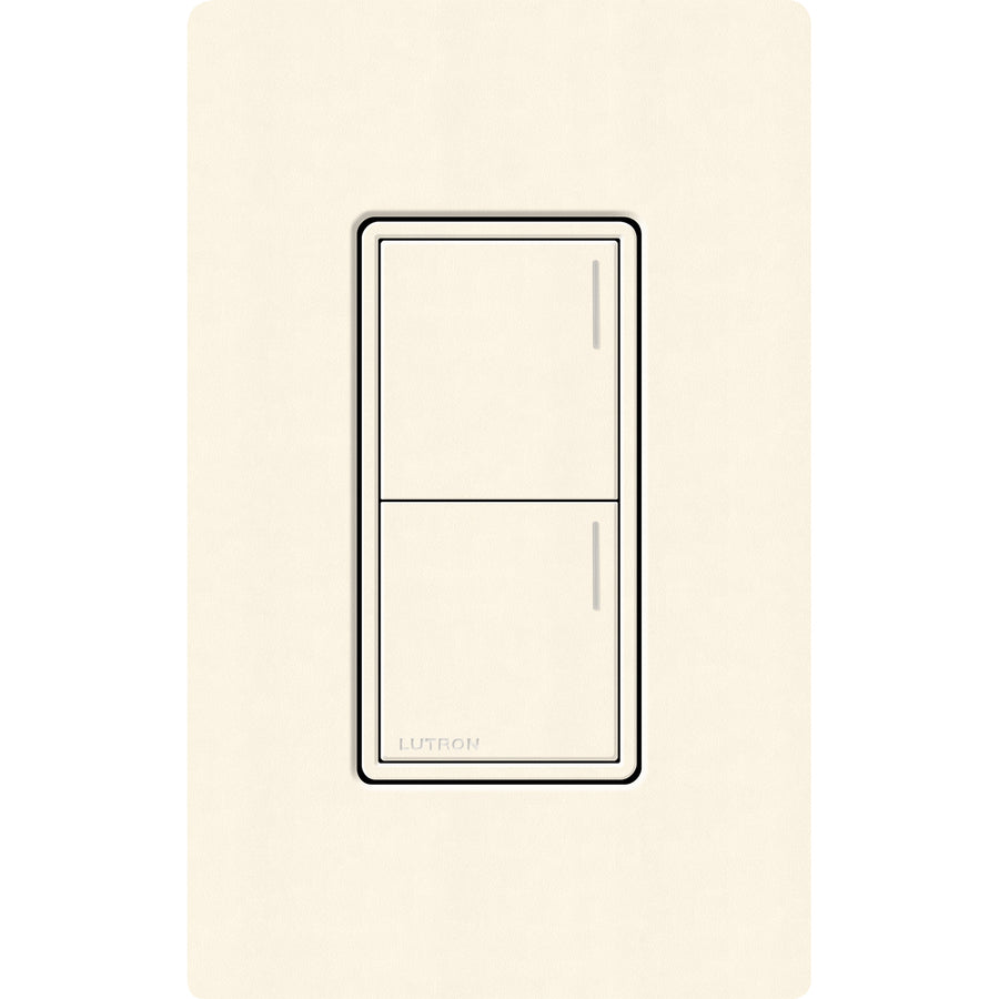 Lutron RadioRA 3 Sunnata RF 2-Button Keypad, Biscuit, RRST-W2B-BI