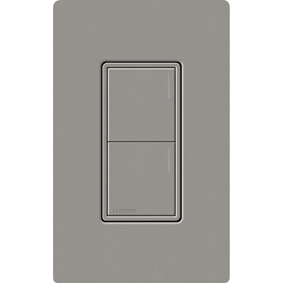 Lutron RadioRA 3 Sunnata RF 2-Button Keypad, 120-277V, Cobble Stone, RRST-W2B-CS