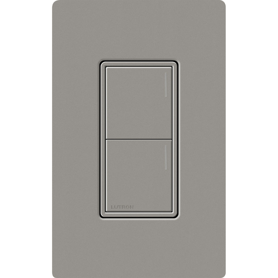 Lutron RadioRA 3 Sunnata RF 2-Button Keypad, 120-277V, Cobble Stone, RRST-W2B-CS