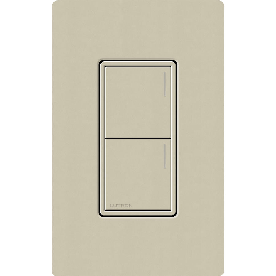 Lutron RadioRA 3 Sunnata RF 2-Button Keypad, 120-277V, Clay, RRST-W2B-CY