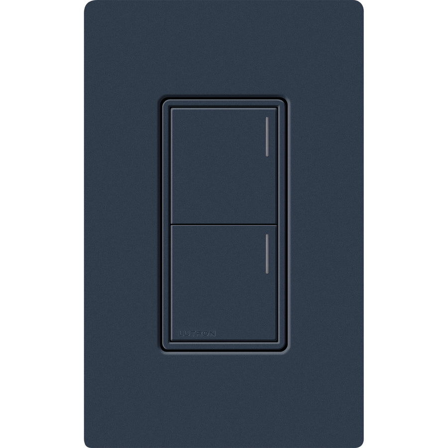 Lutron RadioRA 3 Sunnata RF 2-Button Keypad, 120-277V, Deep Sea, RRST-W2B-DE