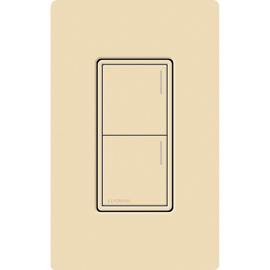 Lutron RadioRA 3 Sunnata RF 2-Button Keypad, 120-277V, Ivory, RRST-W2B-IV