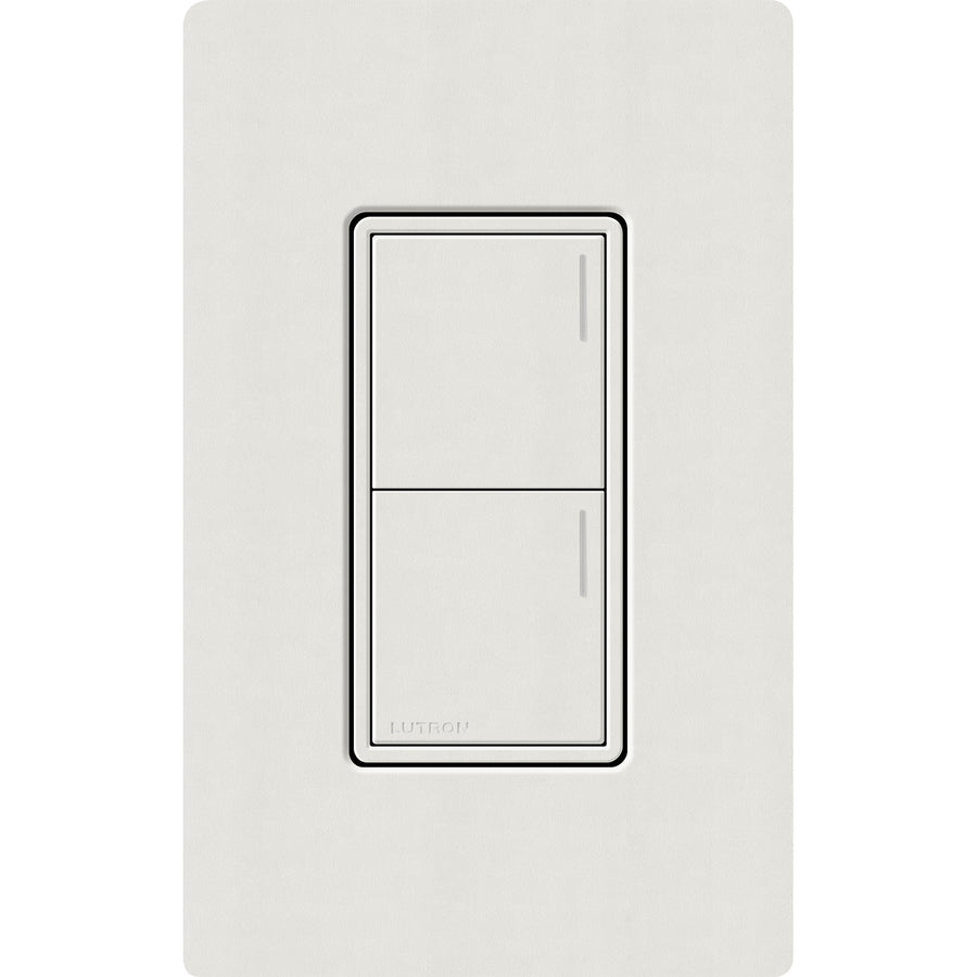 Lutron RadioRA 3 Sunnata RF 2-Button Keypad, 120-277V, Lunar Gray, RRST-W2B-LG