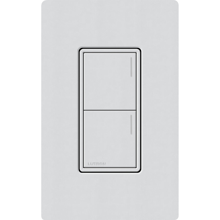Lutron RadioRA 3 Sunnata RF 2-Button Keypad, 120-277V, Wireless, Mist, RRST-W2B-MI