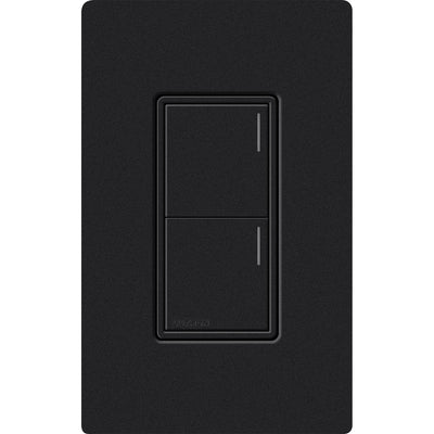 Lutron RadioRA 3 Sunnata RF 2-Button Keypad, 120-277V, Wireless, Midnight, RRST-W2B-MN
