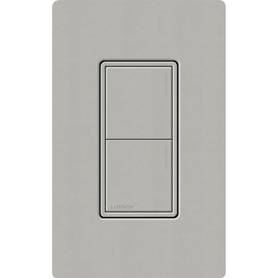 Lutron RadioRA 3 Sunnata RF 2-Button Keypad, 120-277V, Wireless, Pebble, RRST-W2B-PB