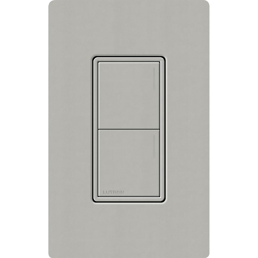 Lutron RadioRA 3 Sunnata RF 2-Button Keypad, 120-277V, Wireless, Pebble, RRST-W2B-PB