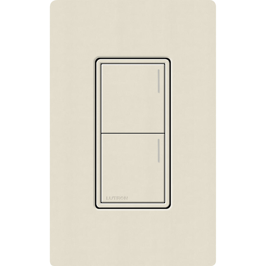 Lutron RadioRA 3 Sunnata RF 2-Button Keypad, 120-277V, Wireless, Pumice, RRST-W2B-PM