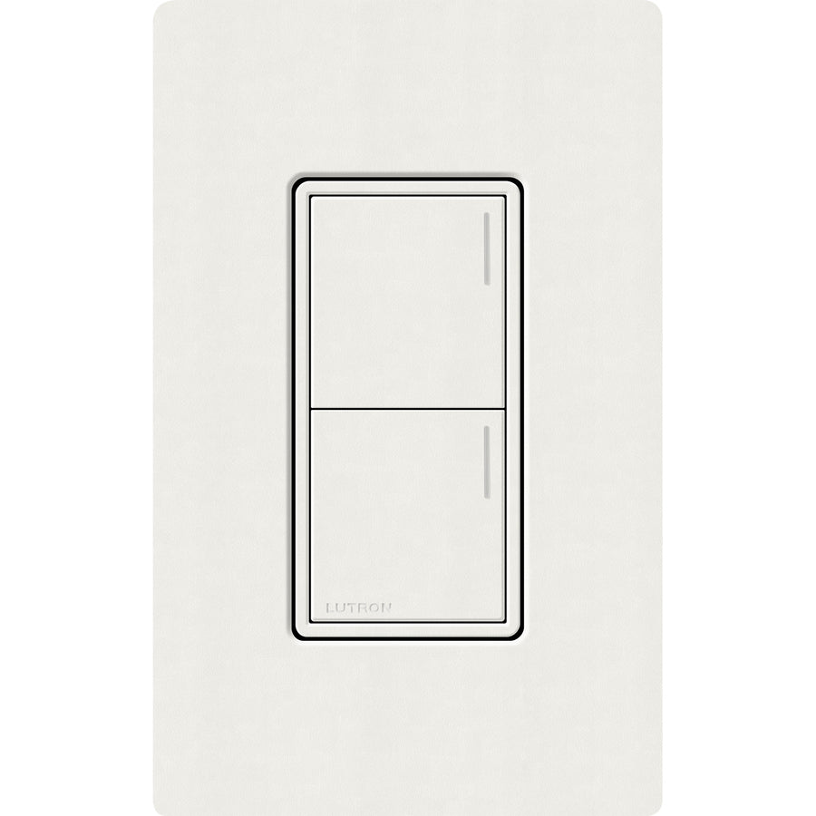 Lutron RadioRA 3 Sunnata RF 2-Button Keypad, 120-277V, Wireless, Architectural White, RRST-W2B-RW