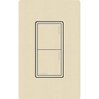 Lutron RadioRA 3 Sunnata RF 2-Button Keypad, 120-277V, Wireless, Sand, RRST-W2B-SD