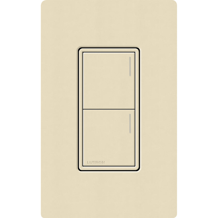 Lutron RadioRA 3 Sunnata RF 2-Button Keypad, 120-277V, Wireless, Sand, RRST-W2B-SD