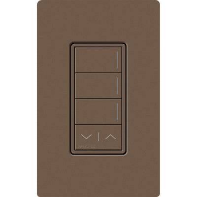 Lutron RadioRA 3 Sunnata RF 3-Button Keypad, Raise/Lower, 120-277V, Espresso, RRST-W3RL-EP