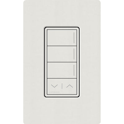 Lutron RadioRA 3 Sunnata RF 3-Button Keypad, Raise/Lower, 120-277V, Lunar Gray, RRST-W3RL-LG
