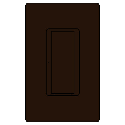 Lutron RadioRA 2 Remote Switch, 120V, Multi-Location, Brown, RD-RS-BR