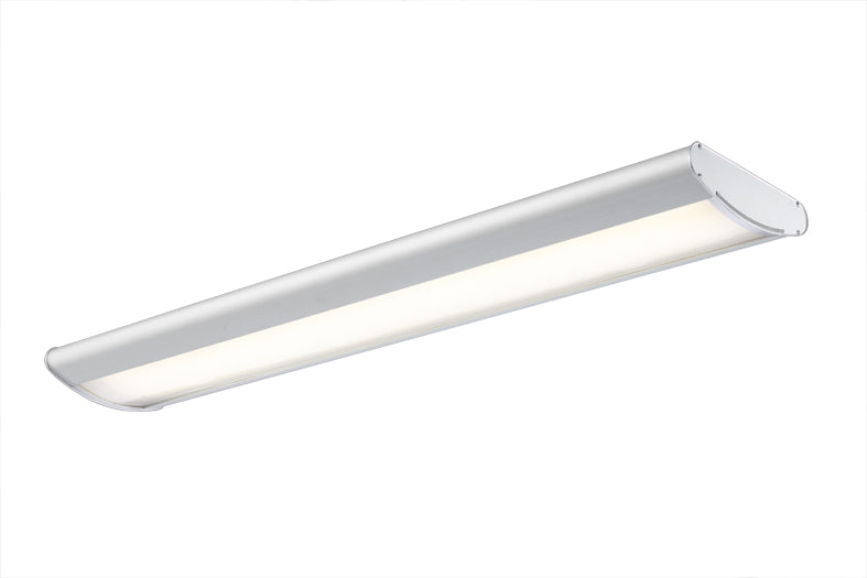 Westgate Mfg SCLT Parabolic Suspended Downlight, 40W, 5000K, 0-10V Dimmable, White, SCLT-4FT-40W-50K-D