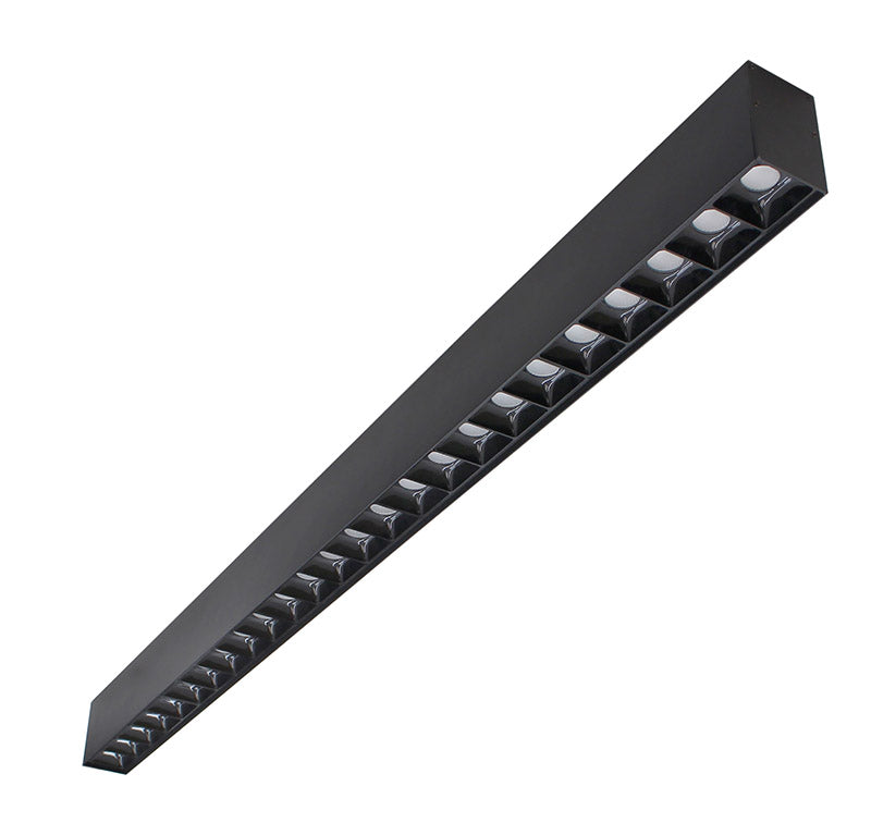 Westgate Mfg SCO Micro Optic Linear Light, 4 Ft., 40W, CCT Selectable, 0-10V, Black, SCO-4FT-40W-MCT-BB