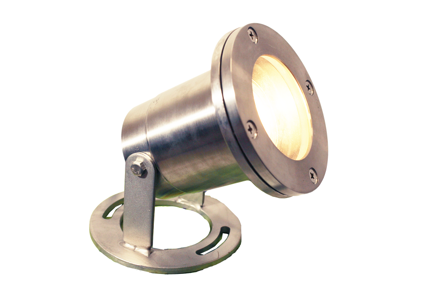 Westgate Mfg Underwater Light, 5W, 3000K, 12VAC/DC, IP67, Stainless Steel, UW-125-SS