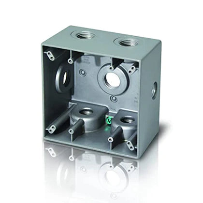 Westgate Mfg Electrical Box, 1 In. Trade Size, 3 Outlet Holes, W2B100-3