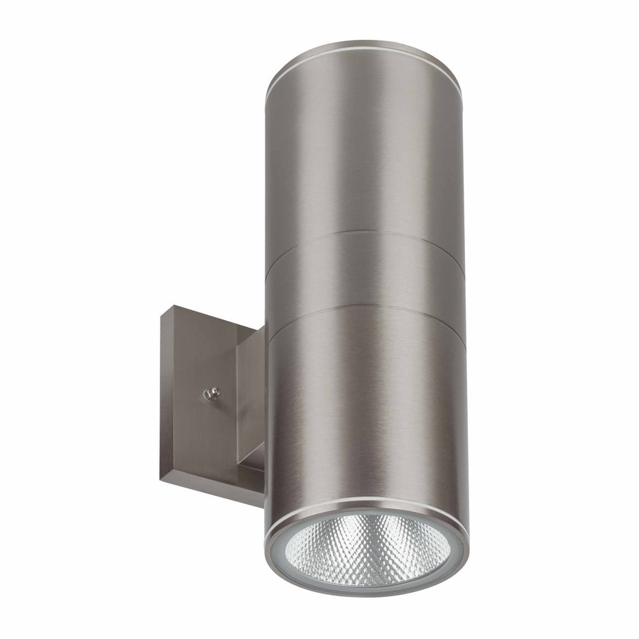 Westgate Mfg 4" Cylinder Light, 30W, CCT Selectable, TRIAC Dimmable, IP65, Brushed Nickel, WMC-UDL-MCT-BN-DT